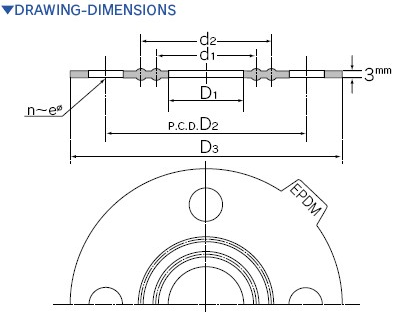 PTFE BONDED EPDM